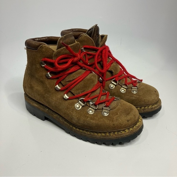 by fabiano Shoes - By Fabiano made in Italy genuine leather lace up hiking boots size 5